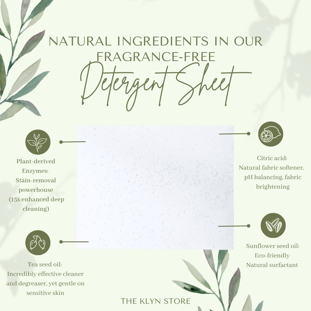 Introducing the Powerful Natural Ingredients in Our Laundry Detergent Sheets!