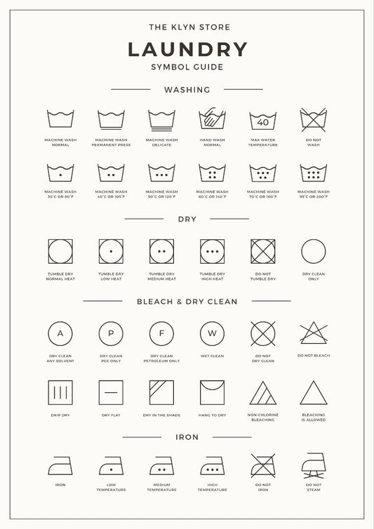 Your Guide to Laundry Symbols: Why Following Care Instructions is Essential