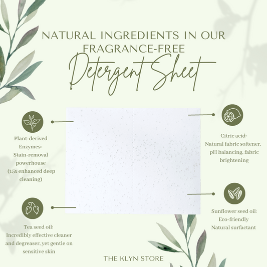 Introducing the Powerful Natural Ingredients in Our Laundry Detergent Sheets!