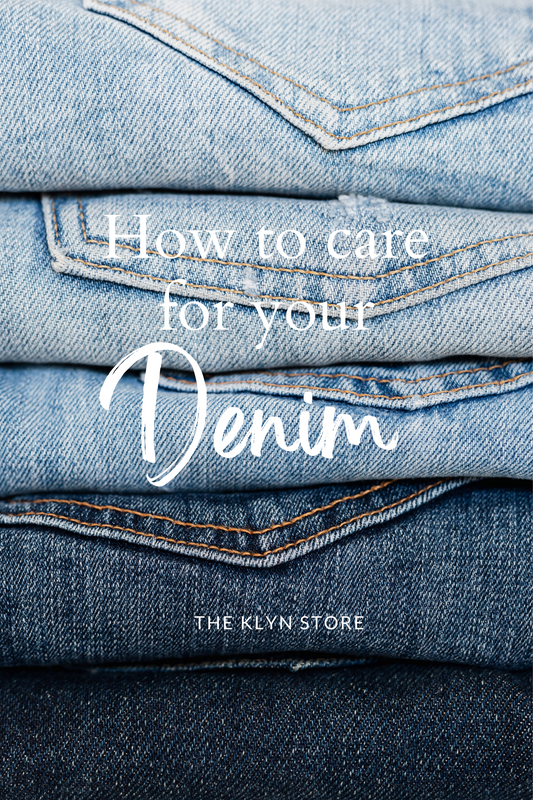 How to care for your denim with Klyn laundry detergent sheets