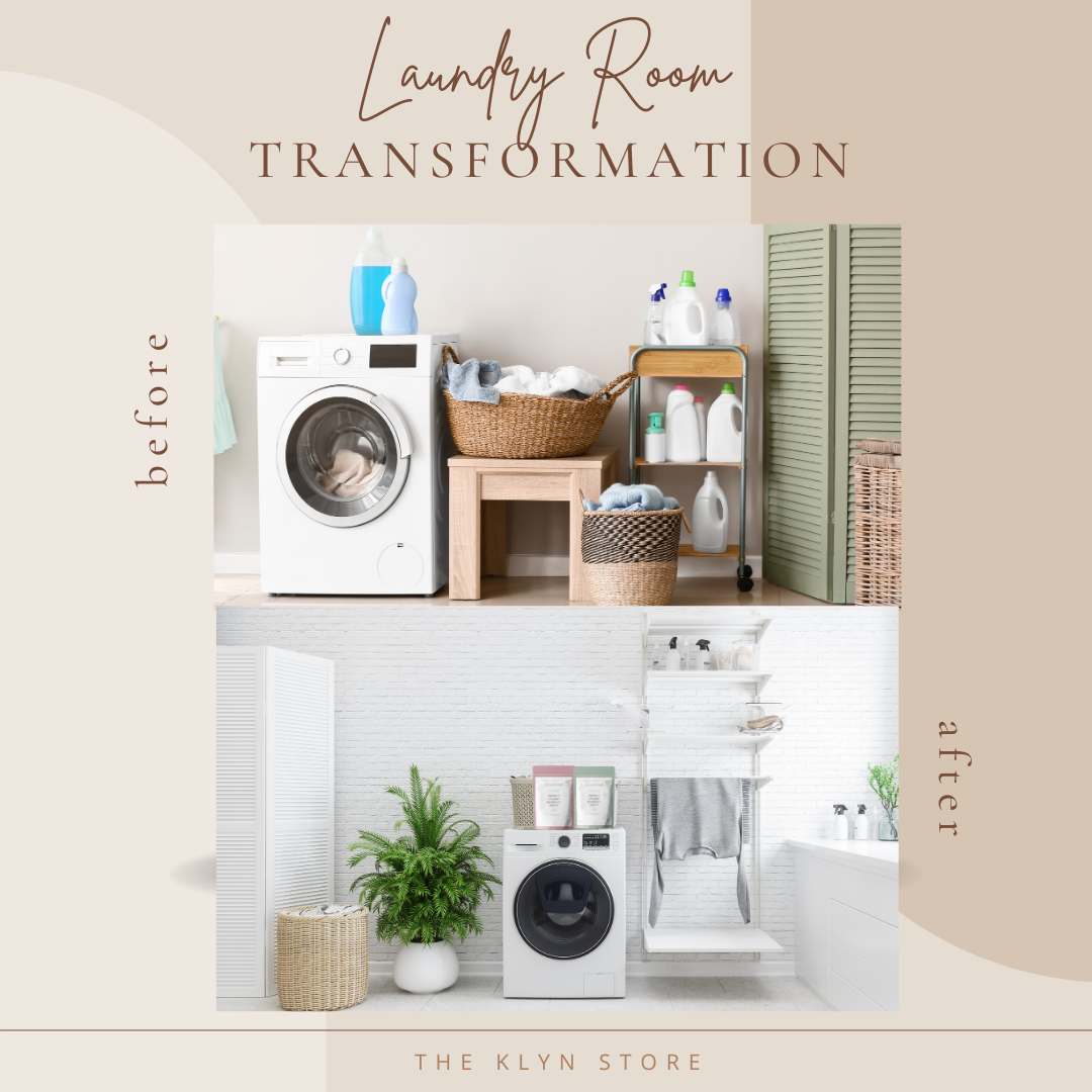 Declutter your Laundry Room with KLYN Laundry Detergent Sheets