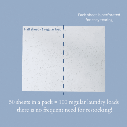 [Cherry Blossom] Premium Laundry Detergent Sheets (100 loads)